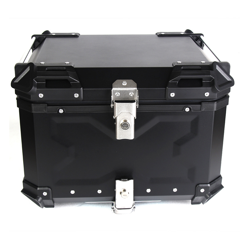 ארגז אלומיניום לאופנוע 55 ליטר שחור – BOXPERT BOX ALUMINUM 55L BLACK