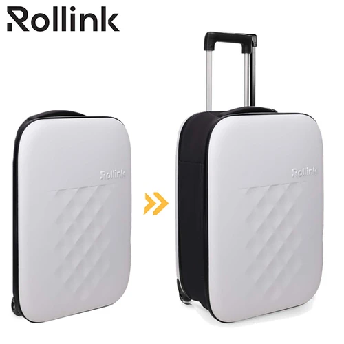 המזוודה הדקה בעולם Rollink דגם FLEX VEGA 21 - לבן