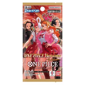 קלפי וואן פיס חבילת בוסטר יפני One Piece Card Game Extra Booster One Piece Heroines Edition (EB-03)