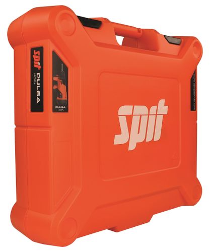 אקדח מסמרים SPIT PULSA 40P+ לקונסטרוקציה יבשה - כלי מקצועי עם כוח פגיעה 100J, סוללת ליתיום ל-10,000 יריות, משקל 3.8 ק