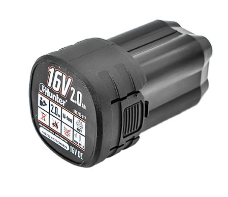 מברגת אימפקט בראשלס 16V עם מטען + סוללה HUNTER 100312-026 2.0Ah