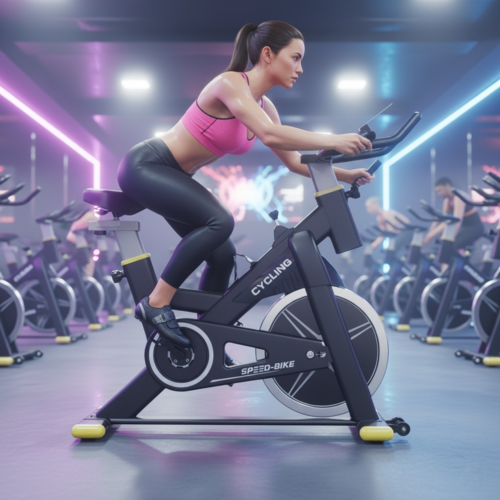 אופני ספינינג עם גלגל תנופה 6KG מקצועיים 