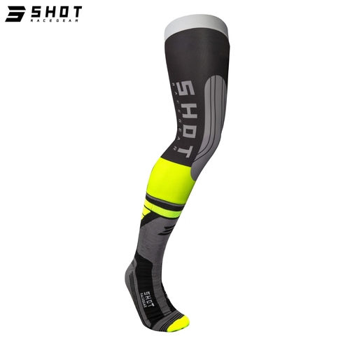 גרבי רכיבה משולבות SHOT Interceptor 2.0 שחור/צהוב מידה 39-42 בלבד