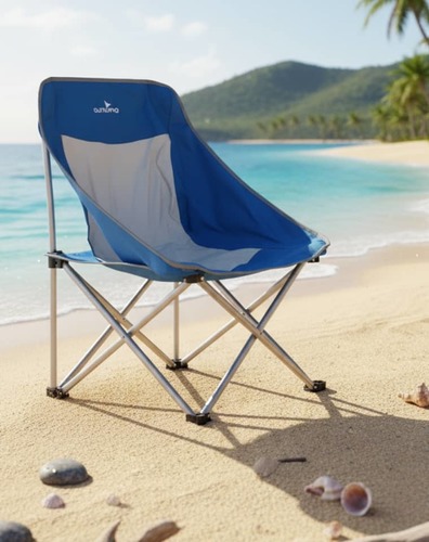 כיסא מתקפל לים חזק ומאוורר FLOW 