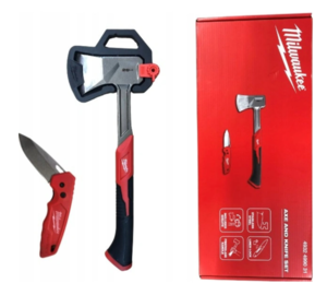  סט גרזן וסכין איכותי ומקצועי - סדרת FASTBACK™ מבית Milwaukee Tools - יבואן רשמי