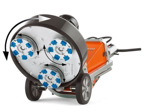 מלטשת בטון ללא שלט רחוק PG680RC מבית Husqvarna