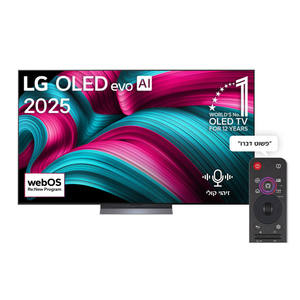  טלוויזיה חכמה 48" 4K עד 144 הרץ, webOS25 דגם  LG OLED48C56LA