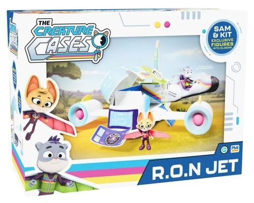 חללית החקירות המרכזית R.O.N JET עם דמויות של סאם וקיט חקירות חייתיות