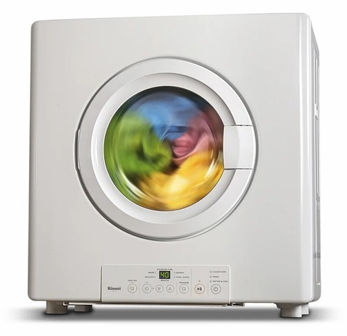 מייבש כביסה בגז Rinnai דגם RDT-90-IS-W, קיבולת 9 ק