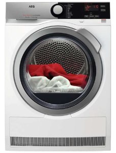 מייבש כביסה קונדנסור 8 ק"ג AEG TX6G821 – לבן