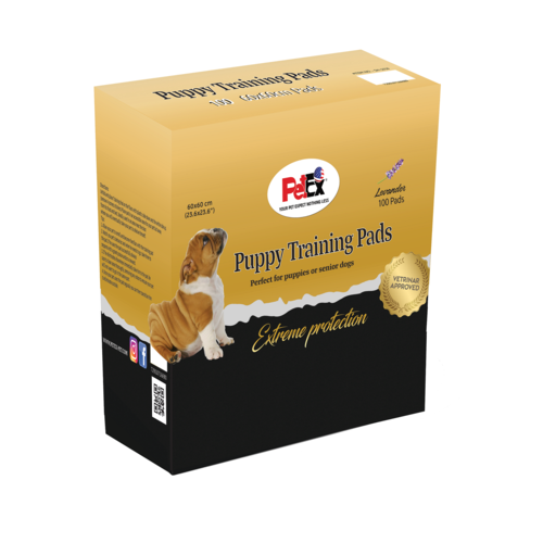 פטקס פדים לאילוף לכלבים בניחוח לבנדר 110 יח' Petex Puppy Training Pads 