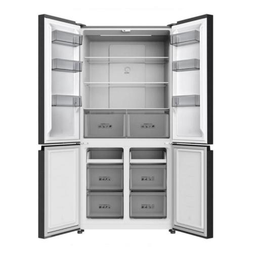 מקרר 4 דלתות מקפיא תחתון 600 ליטר TCL C780CDBN גימור נירוסטה מושחרת-יבואן רשמי