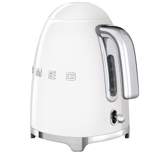 קומקום חשמלי בצבע לבן מסדרת 50’s Retro Style,מבית SMEG דגם KLF03WHEU במלאי!!!