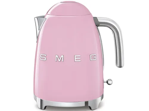 קומקום חשמלי בצבע ורוד מסדרת 50’s Retro Style,מבית SMEG דגם KLF03PKEU במלאי!!!