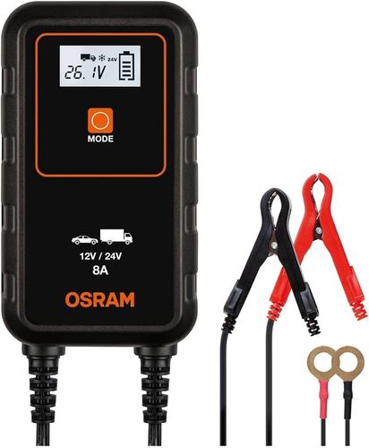 ‏מטען מצבר חכם OSRAM BATTERYcharge 908 8A