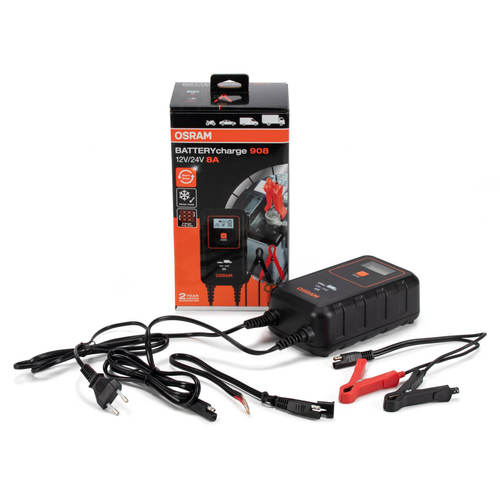 ‏מטען מצבר חכם OSRAM BATTERYcharge 908 8A