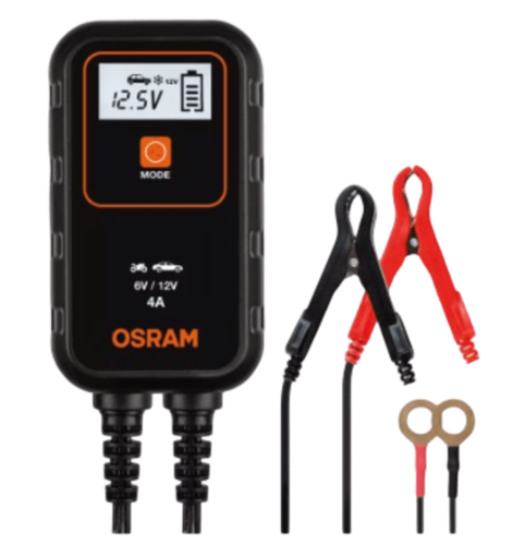 ‏מטען מצבר חכם OSRAM BATTERYcharge 904 4A