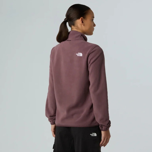 פליס נשים בצבע בורדו W GLACIER FLEECE JACKET מבית THE NORTH FACE