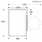 מכונת כביסה פתח קדמי 10 קילו WGB25404IL bosch מהירות סחיטה  1400 סל