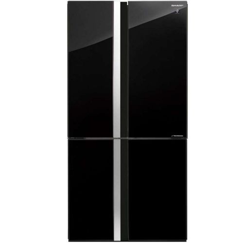 מקרר 4 דלתות 610 ליטר Sharp SJ-8942-BK זכוכית שחורה שארפ - נובמבר SALE!!!