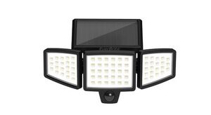 זרקור סולארי נטען 72LED 1000LM מארז כפול EVERBRITE E021038