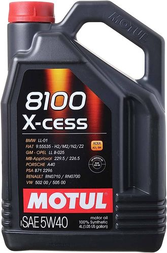5W40 Motul X-cess 8100 4L A3/B4