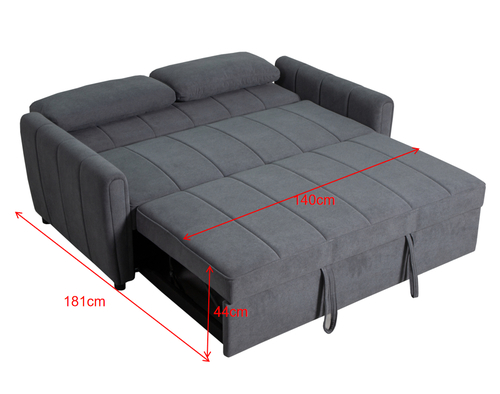 ספה נפתחת למיטה זוגית דגם הדס