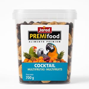 תערובת פירות פרימיום לתוכים Jarad PREMIFOOD Cocktail Multifruits – 700 גרם