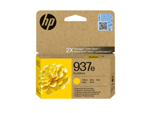מחסנית דיו צהוב מקורית HP 937e EvoMore