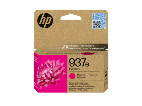 מחסנית דיו מג'נטה מקורית HP 937e EvoMore