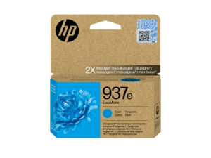 מחסנית דיו ציאן מקורית HP 937e EvoMore