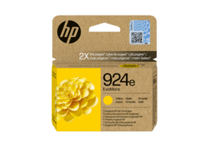 מחסנית דיו צהוב מקורית HP 924e EvoMore