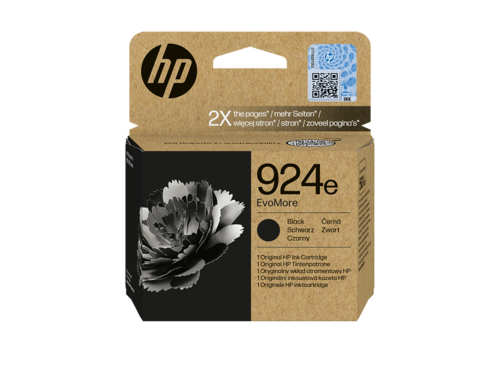 מחסנית דיו שחור מקורית HP 924e EvoMore