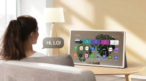 מסך מגע נייד LG StanbyME 2 בגודל 27 אינץ