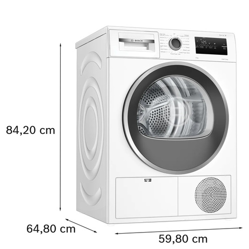 מייבש כביסה פתח חזית BOSCH בוש WTH85225IL
