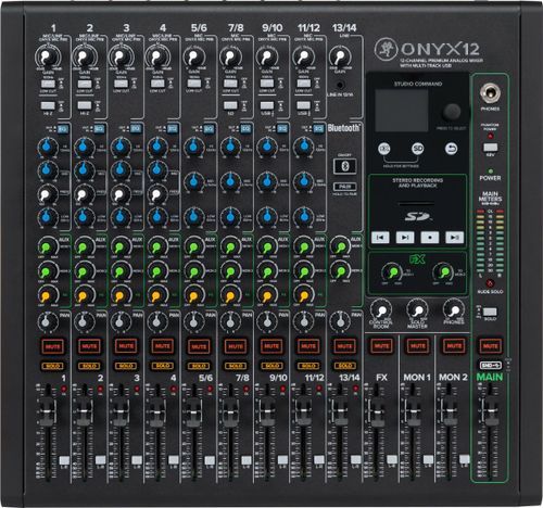 מיקסר 12 ערוצים Onyx של Mackie