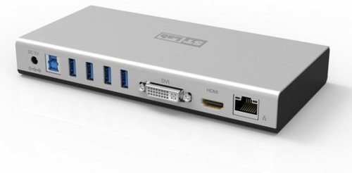 תחנת עגינה לניידים STLab ST-U-900 עם USB 3.0, HDMI, VGA, LAN ו-4 כניסות USB
