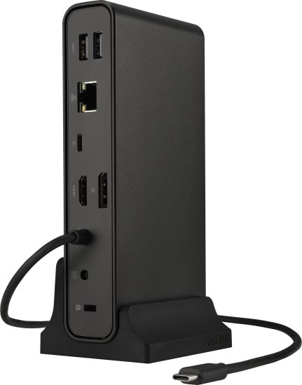 תחנת עגינה לניידים ASUS DC300 Docking Station Type-C Triple Display 4K / Hdmi / Lan / Dp