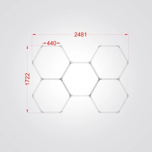 220V|6500K|144W מערכת סדנה מודולרית