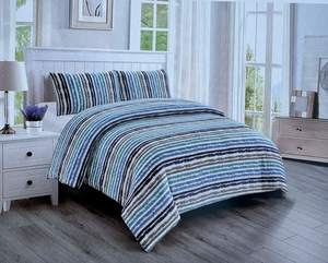 סט מצעים קומפלט פליז זוגי Fleece 22