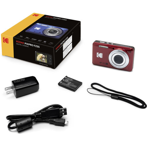 מצלמה דיגיטלית Kodak Pixpro FZ55 (Red)