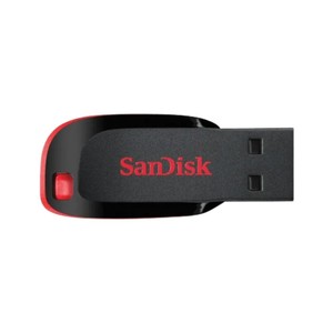זיכרון נייד SANDISK CRUZER BLAD Z50 128G שחור-אדום