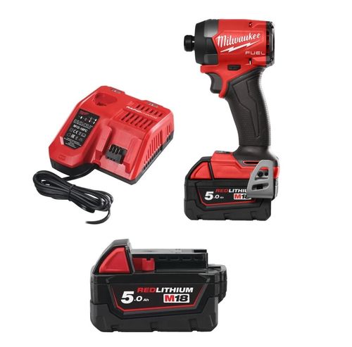 מברגת אימפקט Milwaukee M18 FID3 FUEL עם מומנט 226Nm, 4 מצבי עבודה ותאורת LED משולשת