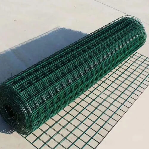 גדר רשת ירוקה ממתכת גובה 1X25 מטר 50*50