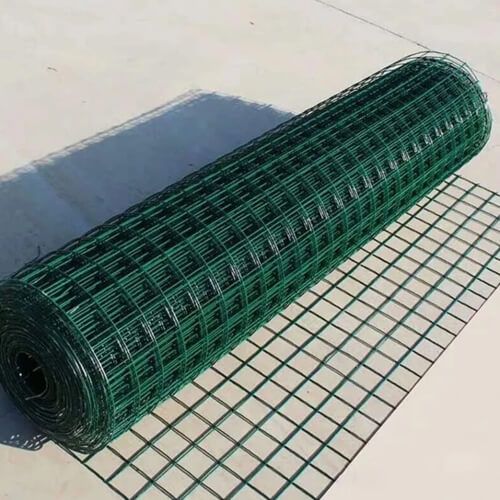 גדר רשת ירוקה ממתכת גובה 1.5X25 מטר 50*50