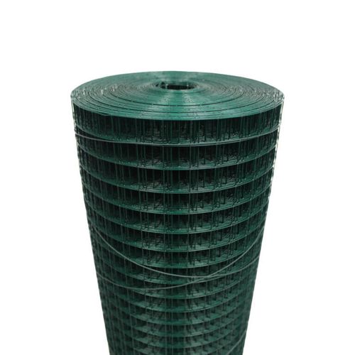 גדר רשת ירוקה ממתכת גובה 1.5X25 מטר 50*50