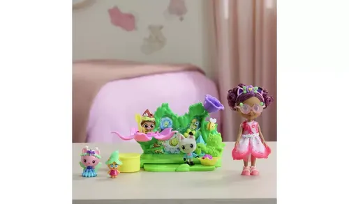 בית הבובות של גבי הסרט סט משחק גינת קריסטל - Gabby's Dollhouse