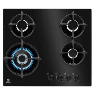 כיריים גז זכוכית שחורה Electrolux KGG6437K