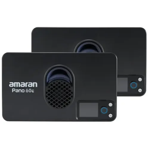 קיט 2 פנסי לד Amaran Pano 60c RGB