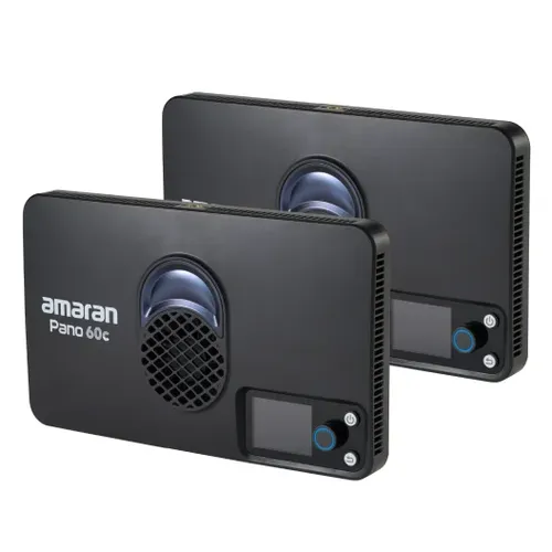 קיט 2 פנסי לד Amaran Pano 60c RGB